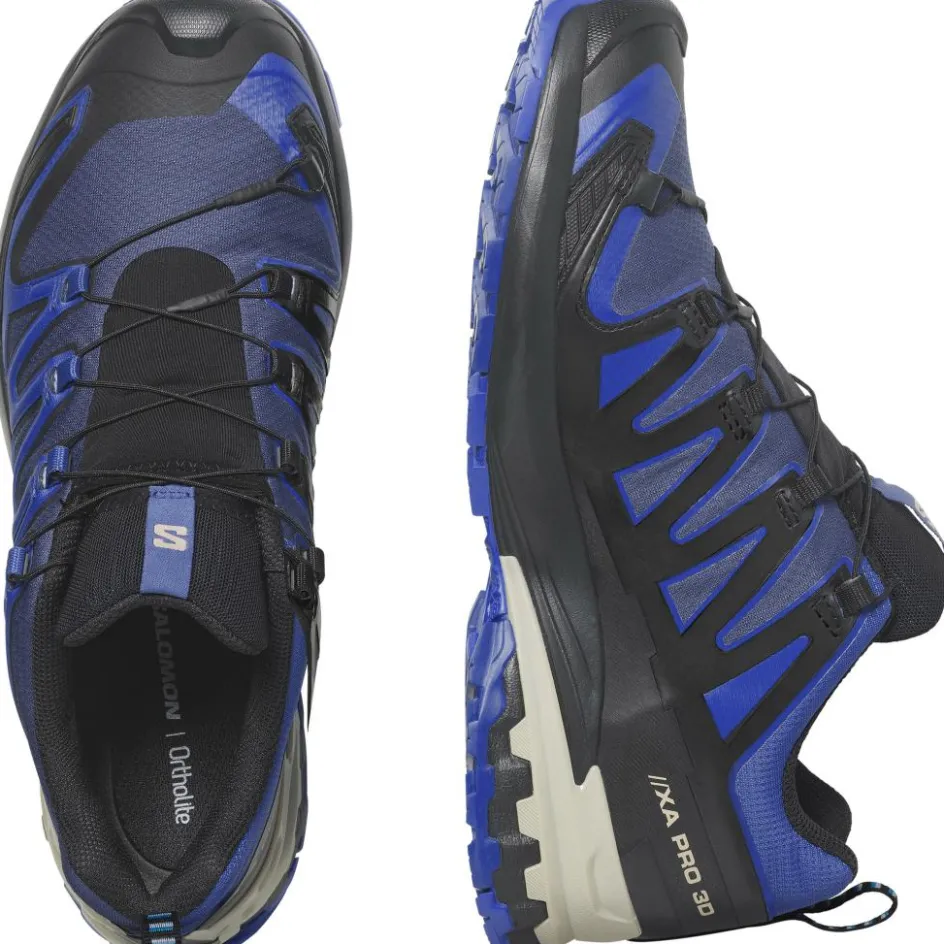 Salomon Wandelen|Wandelschoenen*XA PRO 3D V9 GORE-TEX wandelschoenen heren blue print surf the web lapis blue