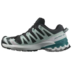 Salomon Wandelen|Wandelschoenen*XA Pro 3D V9 GTX wandelschoenen dames black bleached aqua harbor blue