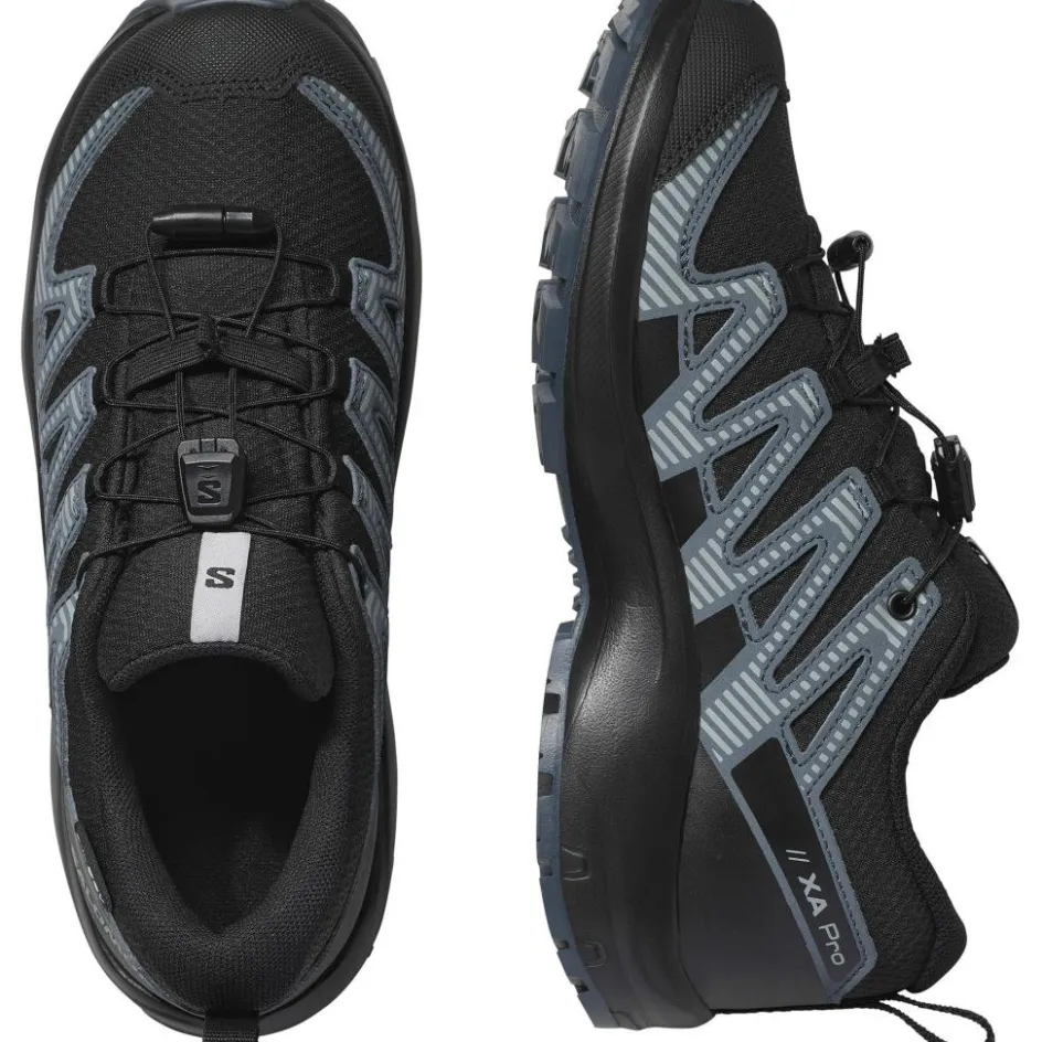 Salomon Wandelen|Wandelschoenen*XA PRO V8 WATERPROOF wandelschoenen junior black turbulence quarry