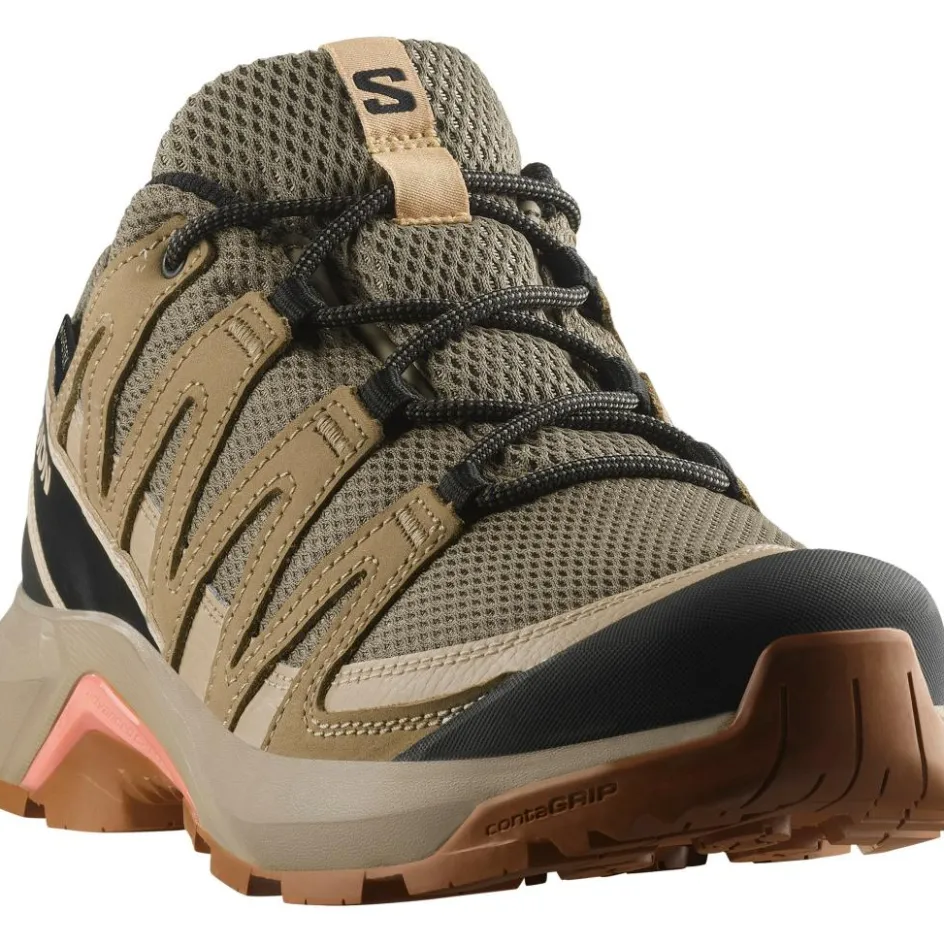 Salomon Wandelen|Wandelschoenen*X-ADVENTURE RECON GORE-TEX wandelschoenen dames falcon desert tan hyma pink
