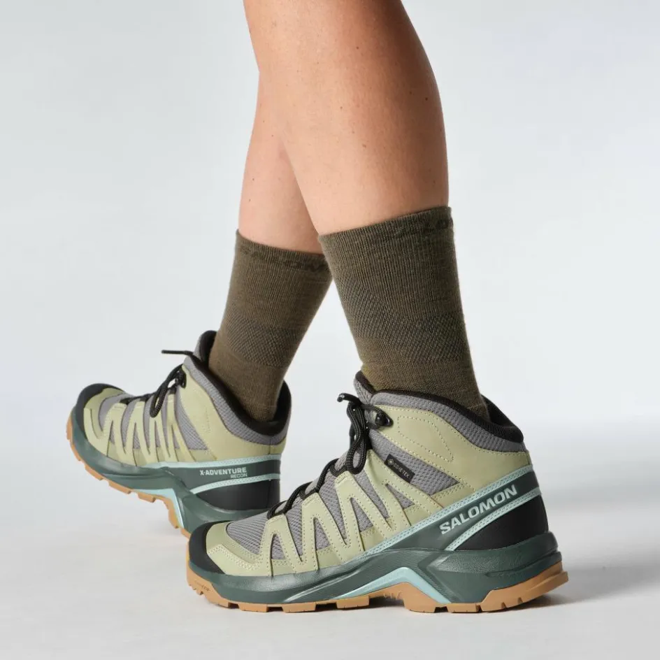 Salomon Wandelen|Wandelschoenen*X-ADVENTURE RECON MID GORE-TEX wandelschoenen dames sedona sage grass tourmaline