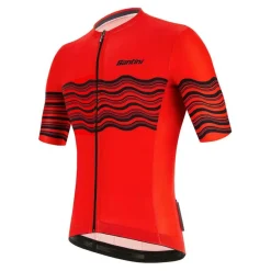 Santini Fietskleding*Tono Profilo fietsshirt heren red