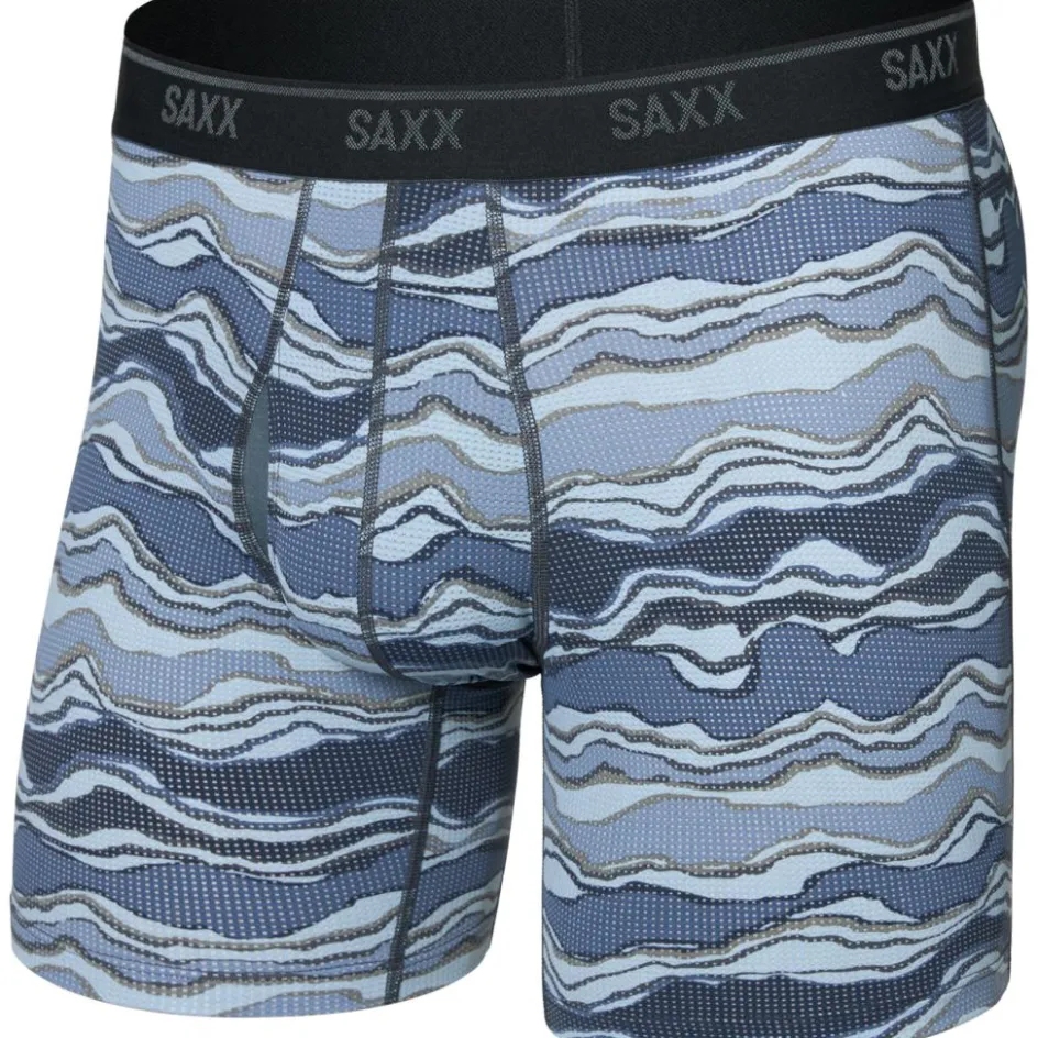 SAXX Sportondergoed*Quest Quick-Dry Mesh onderbroek heren lazy river-multi