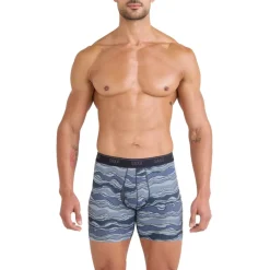 SAXX Sportondergoed*Quest Quick-Dry Mesh onderbroek heren lazy river-multi