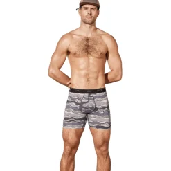 SAXX Sportondergoed*Quest Quick-Dry Mesh onderbroek heren lazy river-multi