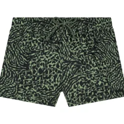 Shiwi Zwembroek*SIL zwemshort junior forest green mixed animal