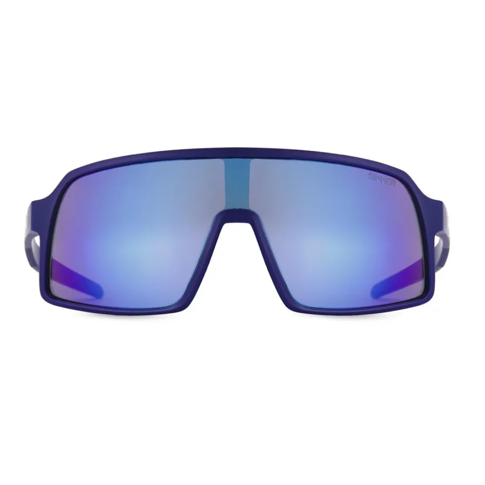 Sinner Zonnebrillen*Alseis zonnebril smoke icy blue oil matte dark blue