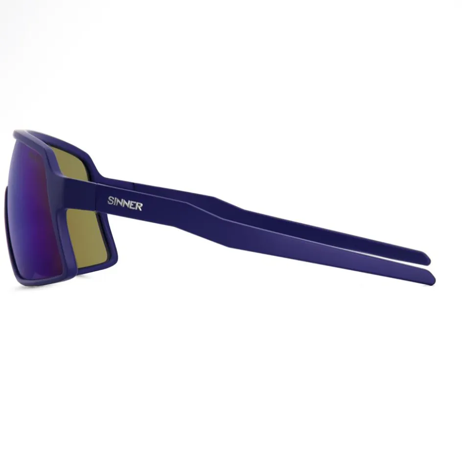 Sinner Zonnebrillen*Alseis zonnebril smoke icy blue oil matte dark blue