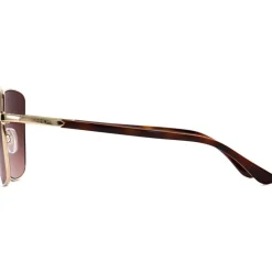 Sinner Zonnebrillen*Madiki zonnebril gradient brown shiny gold metal