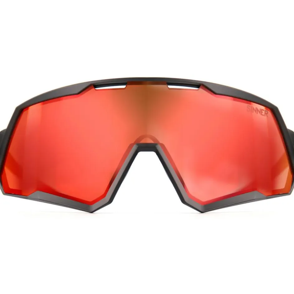 Sinner Zonnebrillen*Pace Sport zonnebril red oil matte black