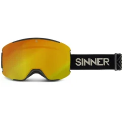 Sinner Skibrillen|Wintersport*SNOWFLAKE skibril orange mirror black