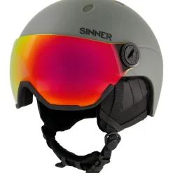 Sinner Skihelmen|Wintersport*TITAN VISOR skihelm matte moss green