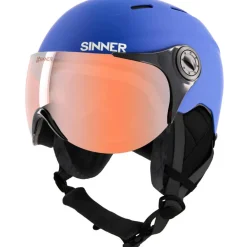 Sinner Skihelmen|Wintersport*TYPHOON VISOR skihelm matte blue