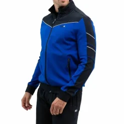 Sjeng Sports Tenniskleding* Alistar trainingsjack heren blue neon
