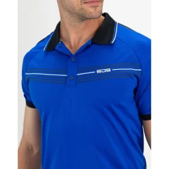 Sjeng Sports Tenniskleding* Celio tennispolo heren blue neon