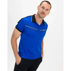 Sjeng Sports Tenniskleding* Celio tennispolo heren blue neon