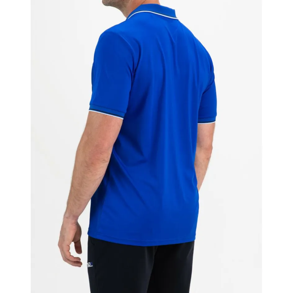 Sjeng Sports Tenniskleding* Cense tennispolo heren blue neon