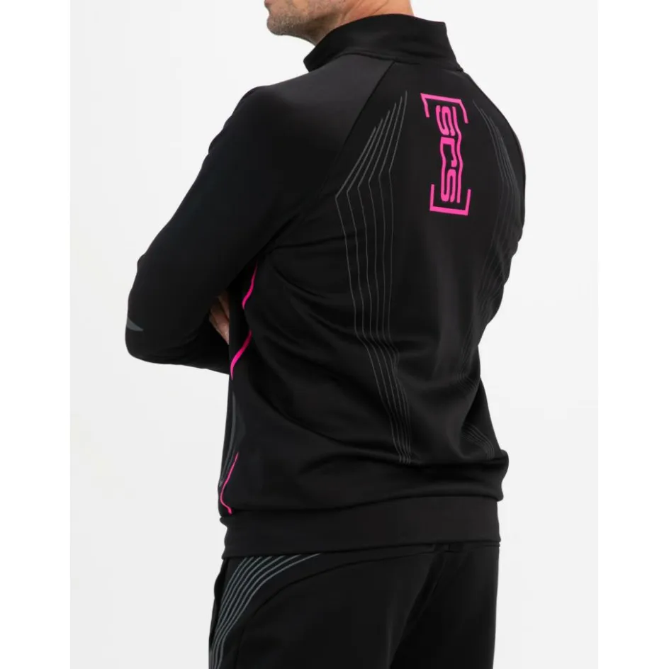 Sjeng Sports Tenniskleding* Oran trainingsjack heren black