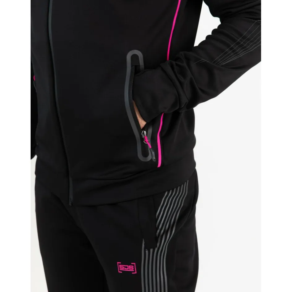 Sjeng Sports Tenniskleding* Oran trainingsjack heren black