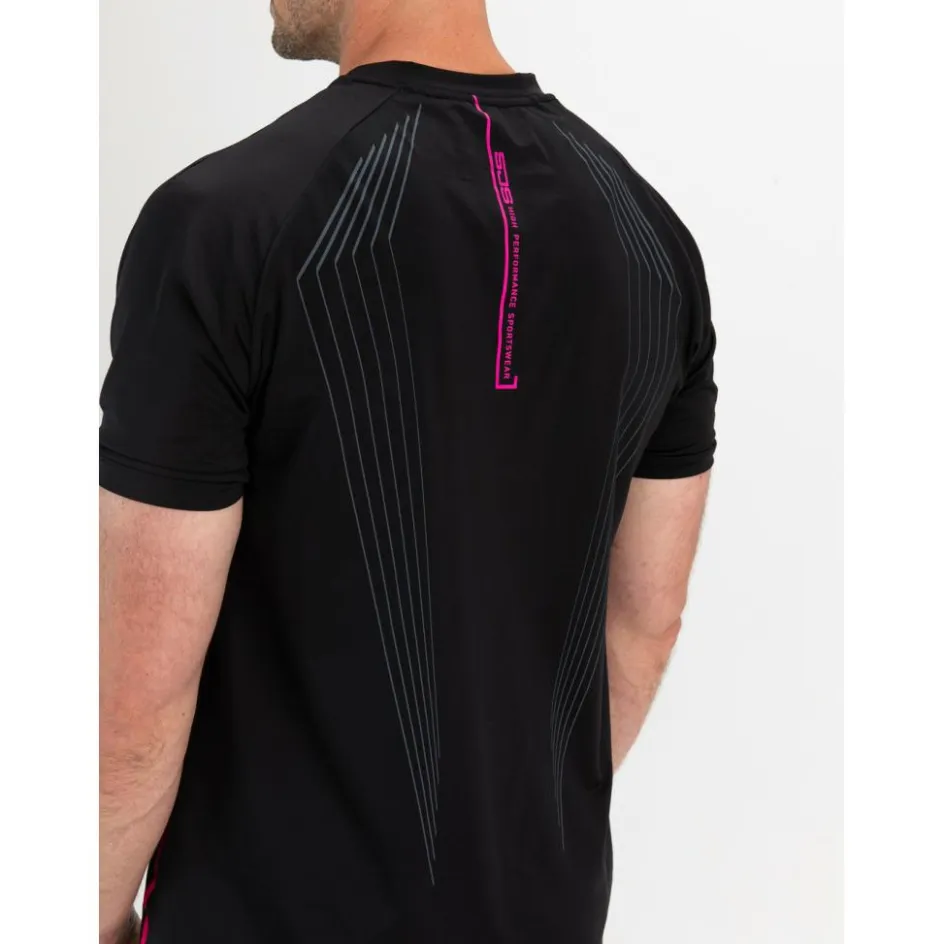 Sjeng Sports Tenniskleding* Sepp tennisshirt heren black