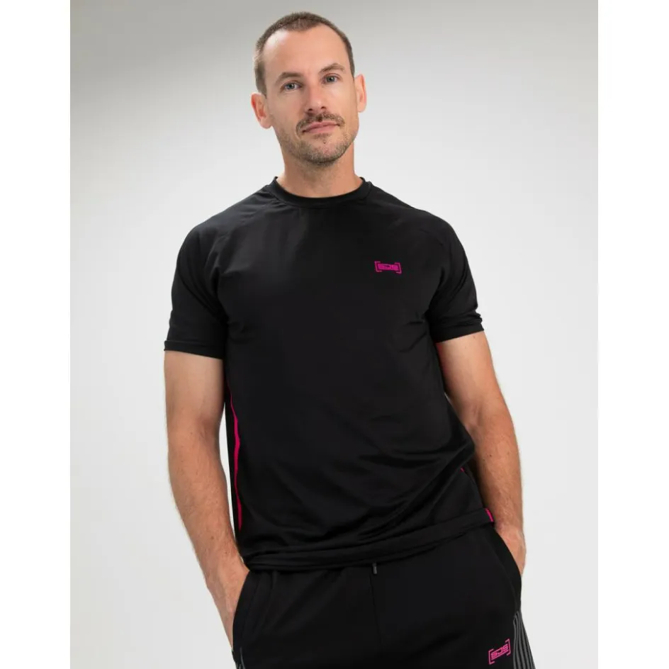 Sjeng Sports Tenniskleding* Sepp tennisshirt heren black