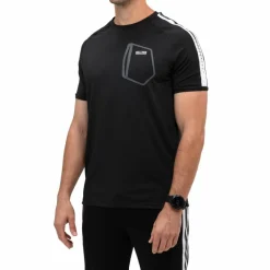 Sjeng Sports Tenniskleding* Sinclair tennisshirt heren black melange