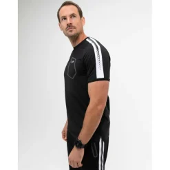 Sjeng Sports Tenniskleding* Sinclair tennisshirt heren black melange