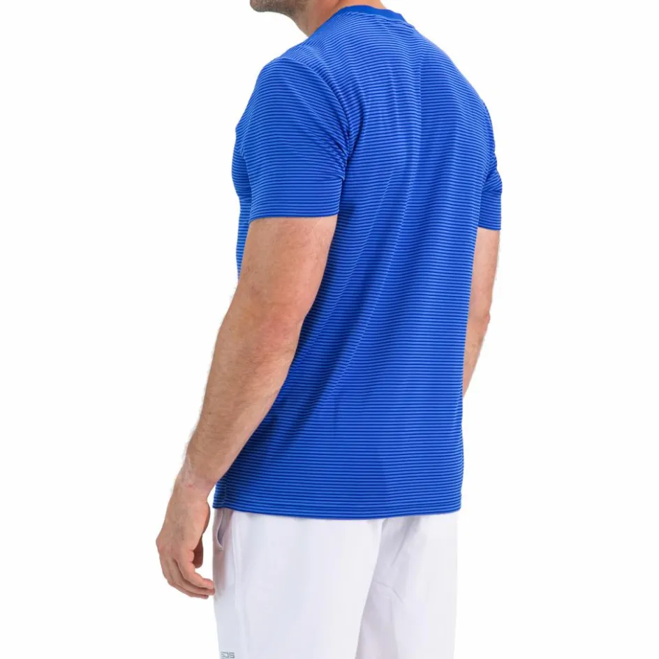 Sjeng Sports Tenniskleding* Tex tennisshirt heren blue neon