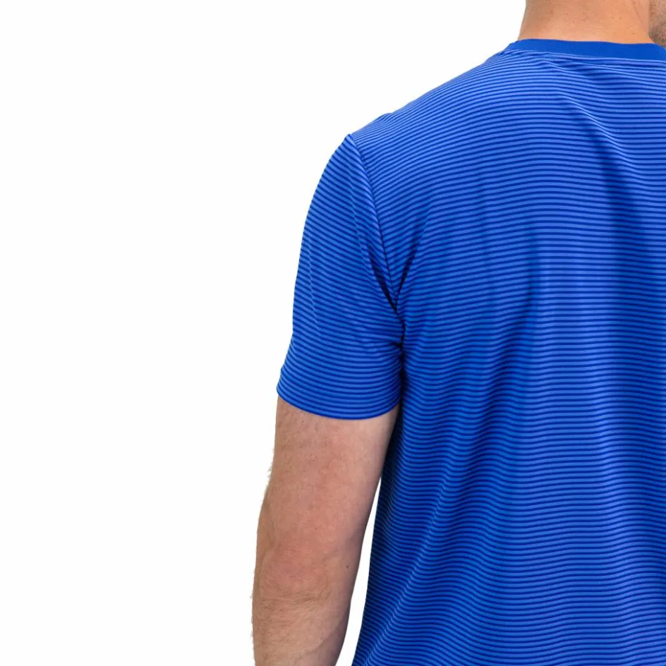 Sjeng Sports Tenniskleding* Tex tennisshirt heren blue neon