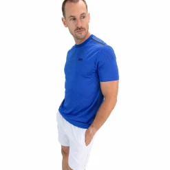 Sjeng Sports Tenniskleding* Tex tennisshirt heren blue neon