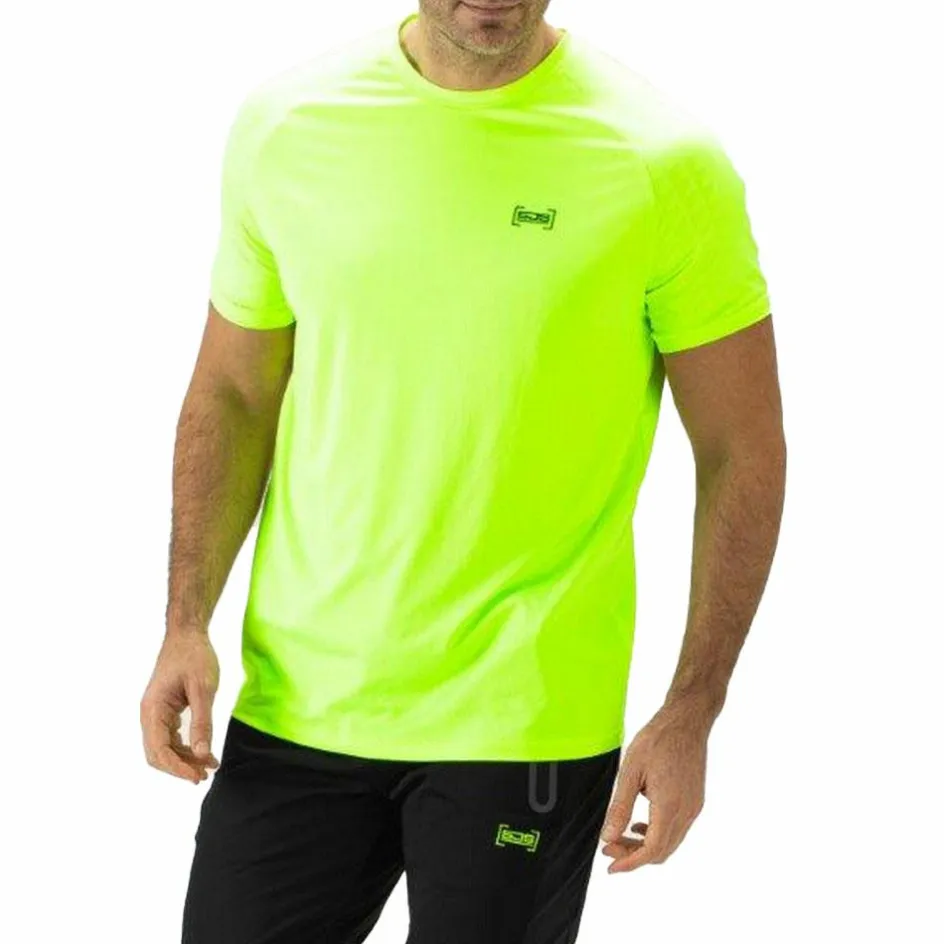 Sjeng Sports Tenniskleding* Uberto tennisshirt heren acid yellow