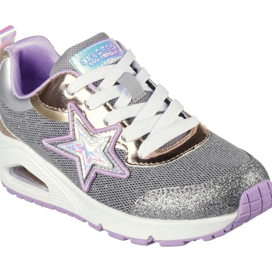 Skechers Schoenen*Uno Starry Vibe schoenen junior gunmetal multi