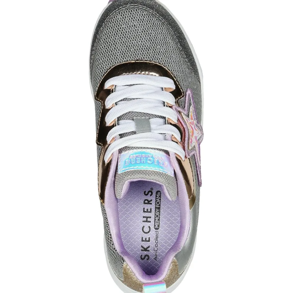 Skechers Schoenen*Uno Starry Vibe schoenen junior gunmetal multi