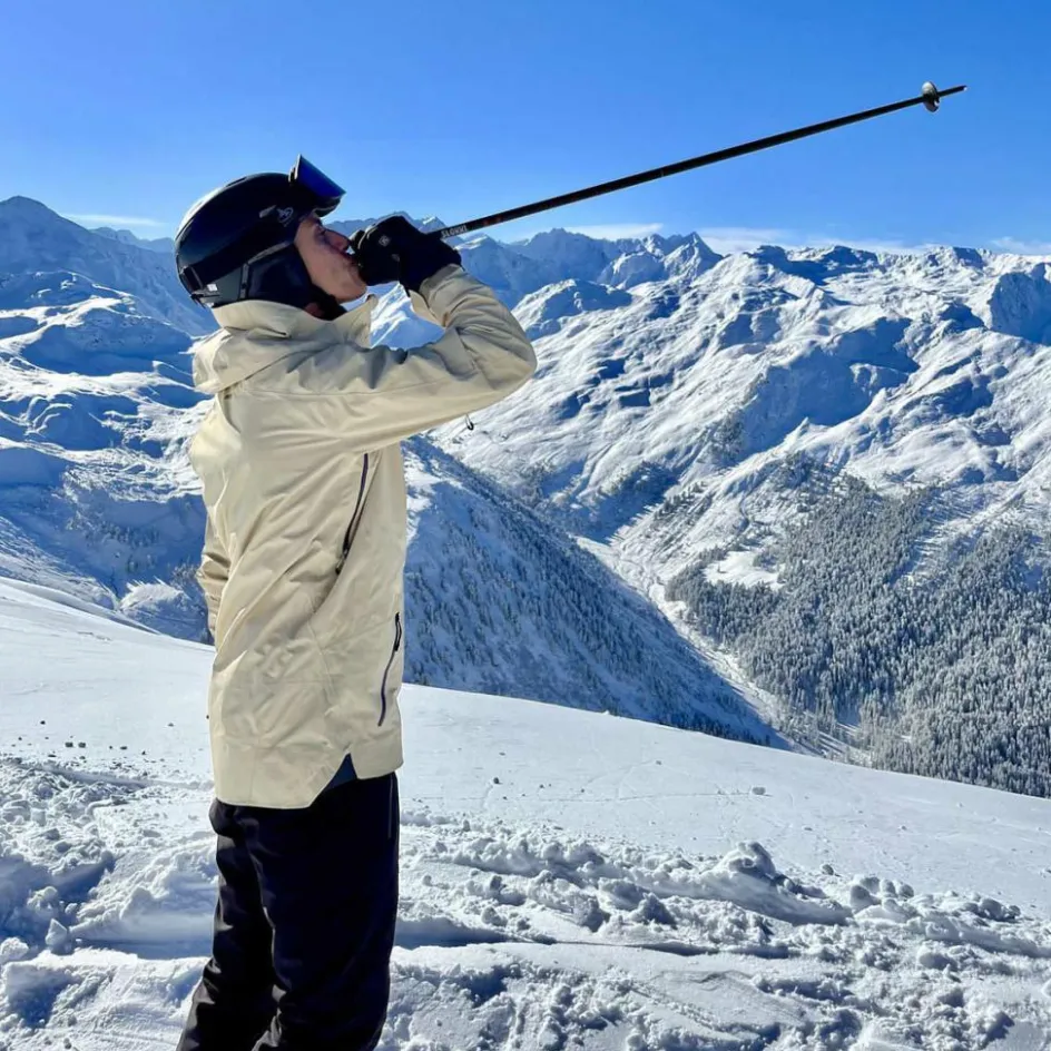 Slokki Skistokken|Wintersport*Skistokken zwart - 125 cm