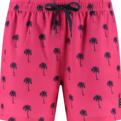 Son of a Beach Zwembroek* Palmtree zwembroek heren pink