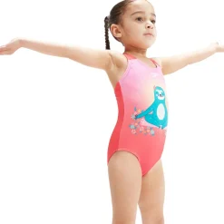 Speedo Badpakken*Digital Printed badpak junior coral pink