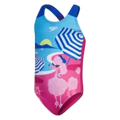 Speedo Badpakken*Digital Printed badpak junior pink blue