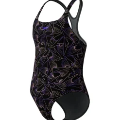 Speedo Badpakken*Hyperboom Medalist Allover Print badpak junior black peach