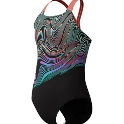 Speedo Badpakken*Placement Powerback badpak junior black orange