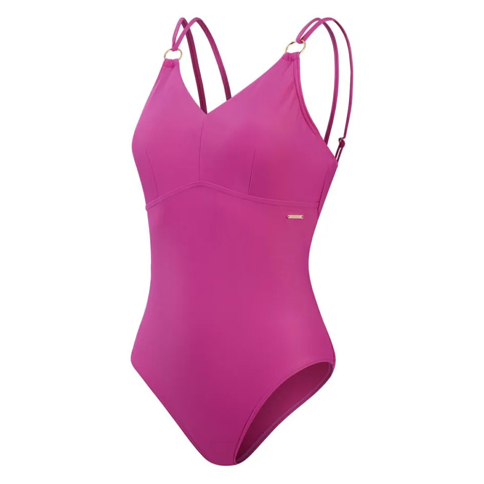 Speedo Badpakken*Shaping Strappy badpak dames berry