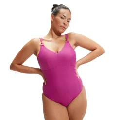 Speedo Badpakken*Shaping Strappy badpak dames berry
