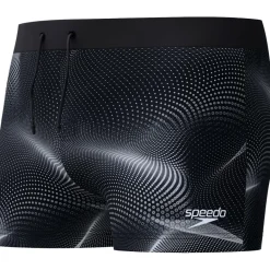 Speedo Zwembroek*Valmilton Allover zwemboxer heren black grey