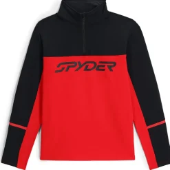 Spyder Skipullies|Wintersport*Speed Half Zip skipully heren red