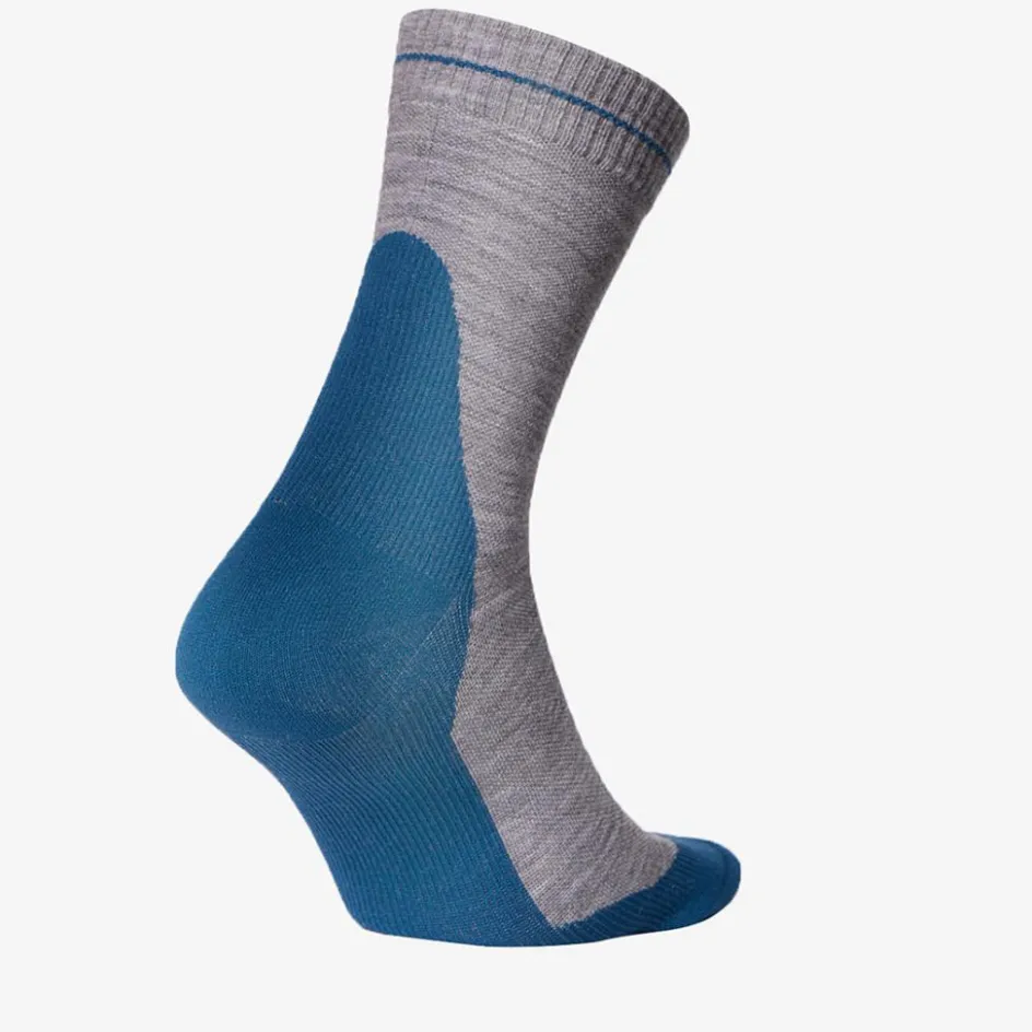 STOX Energy Socks Wandelsokken|Wandelsokken* Merino Hiking wandel compressiesokken dames silver grey teal