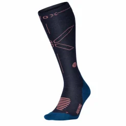 STOX Energy Socks Wandelsokken|Wandelsokken* Merino Hiking wandel compressiesokken dames dark blue coral