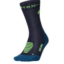 STOX Energy Socks Wandelsokken|Wandelsokken* Merino Hiking wandel compressiesokken heren dark blue green