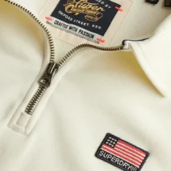 Superdry Truien & Vesten*Athletic Essentials sweater dames off white