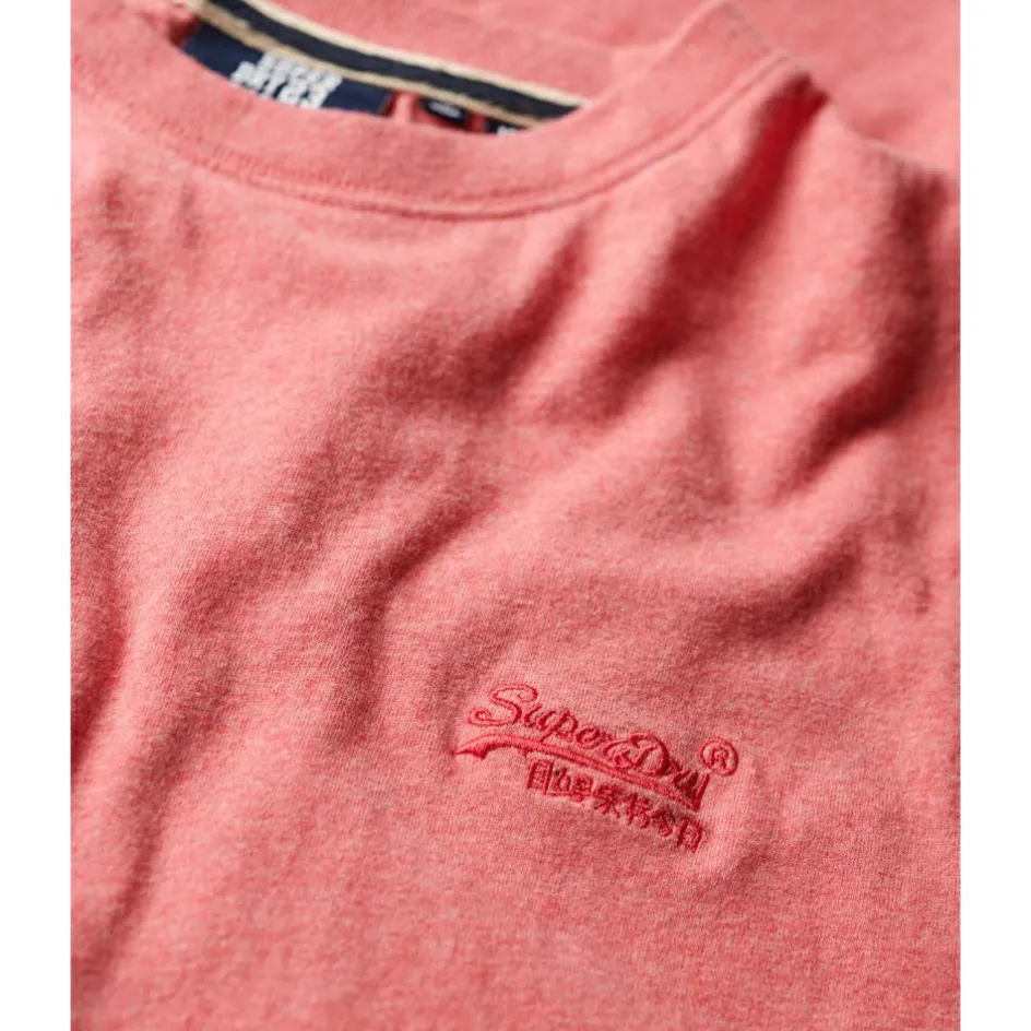 Superdry Shirts, Polo's & Blouses*Essential Logo shirt heren punch pink marl