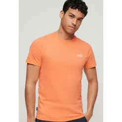 Superdry Shirts, Polo's & Blouses*Essential Logo shirt heren sunburst coral