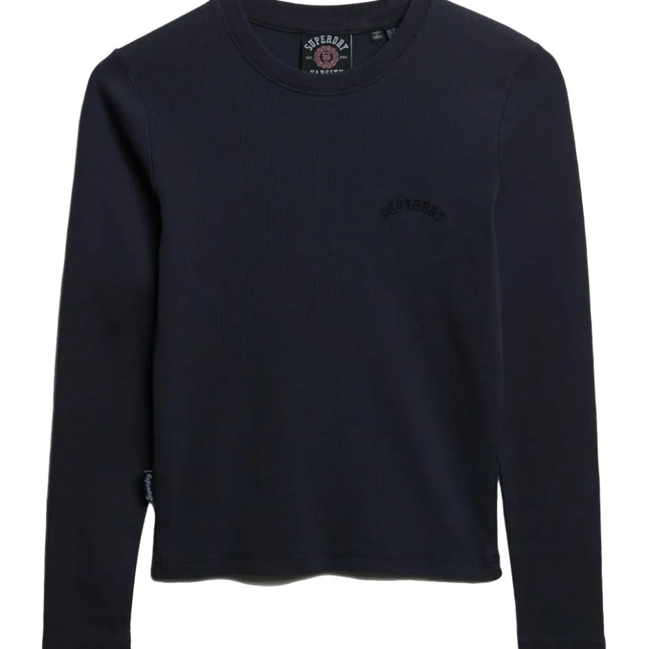 Superdry Truien & Vesten*Essential sweater dames eclipse navy